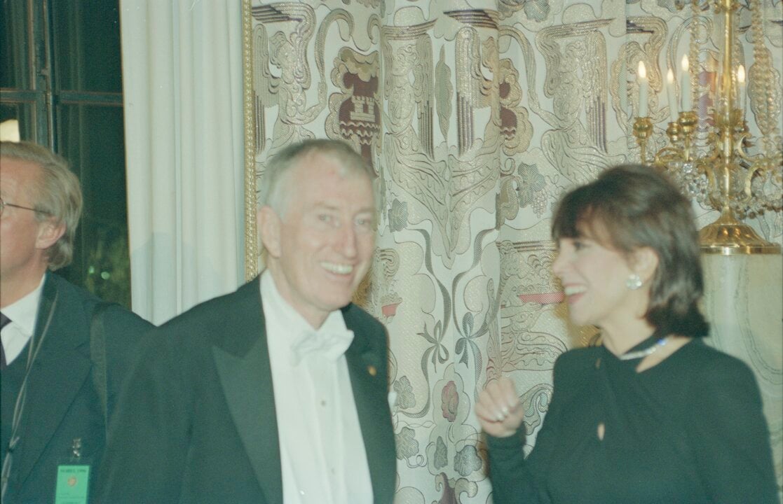 Peter C. Doherty at a reception