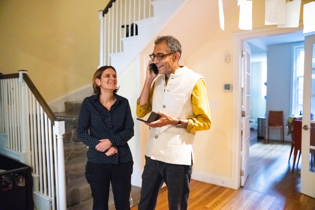 Esther Duflo and Abhijit Banerjee