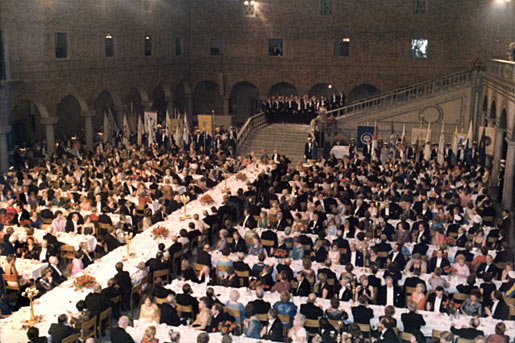 The Blue Hall of the Stockholm City Hall