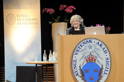 Ada E. Yonath delivering her Nobel Lecture